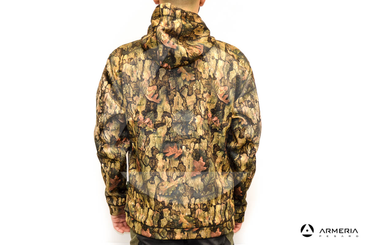 Maglia Felpa camo con cappuccio Percussion taglia XXL retro