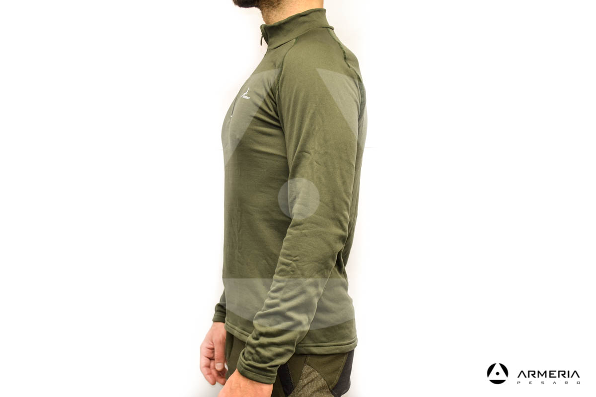 Maglia termica lupetto Konustex Winter ProGame-45 a zip taglia XXL lato