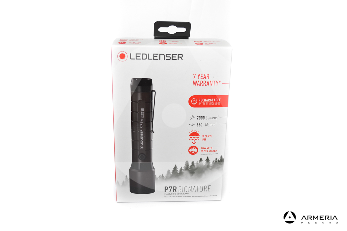 Pila torcia Led Lenser P7R Signature - 2000 lumen pack