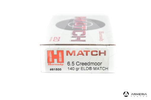 Hornady Match calibro 6.5 Creedmoor 140 grani ELD Match 20 cartucce