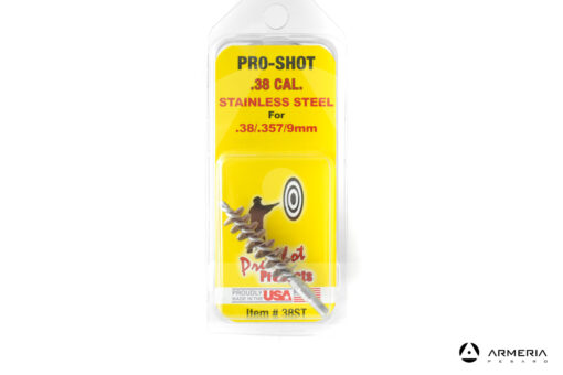 Scovolo in acciaio inossidabile Pro Shot calibro 38 - 357 - 9mm