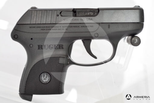 Pistola semiautomatica Ruger modello LCP calibro 380 Auto canna 2.7 lato