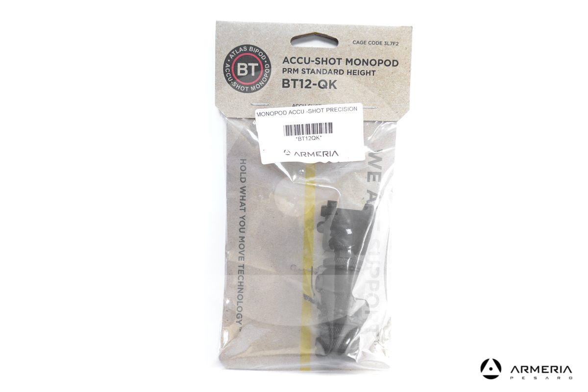 Monopod Accu-Shot con attacco weaver per carabina tiro lunga distanza