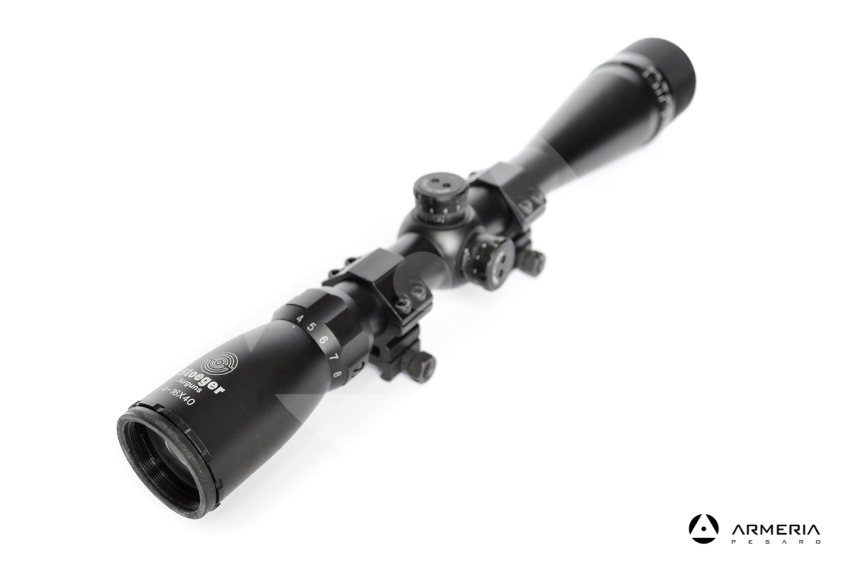 Cannocchiale Ottica da puntamento Stoeger Airguns 4-16x40 Reticolo Mildot