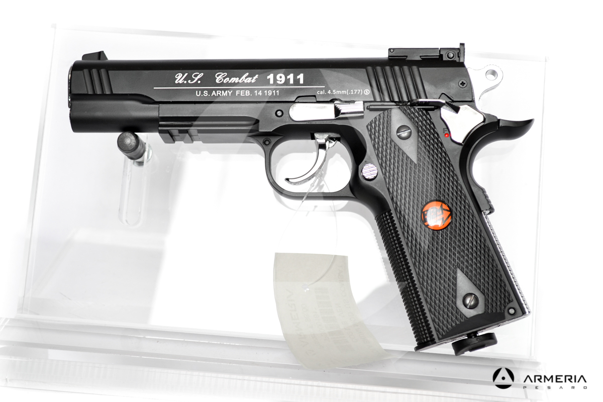 Pistola semiautomatica CO2 Bruni modello Combat 1911 calibro 4.5 Pistola semiautomatica CO2 Bruni modello Combat 1911 calibro 4.5