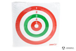 Bersaglio Adinolfi Fulpa tricolore da gara in cartone 14x14