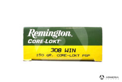 Remington Core-Lokt calibro 308 Winchester 150 grani PSP lato