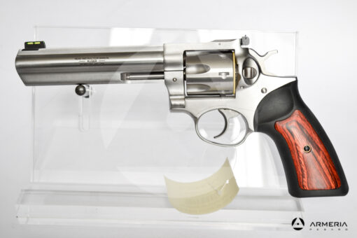 Revolver Ruger modello GP100 Inox calibro 357 Magnum canna 6 lato