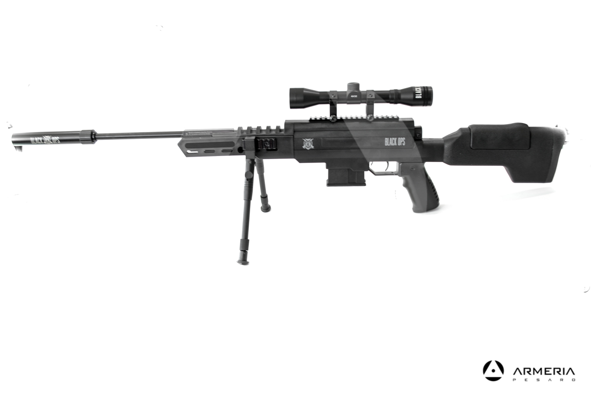 Carabina aria compressa Black Ops modello Sniper calibro 4.5 Carabina aria compressa Black Ops modello Sniper calibro 4.5