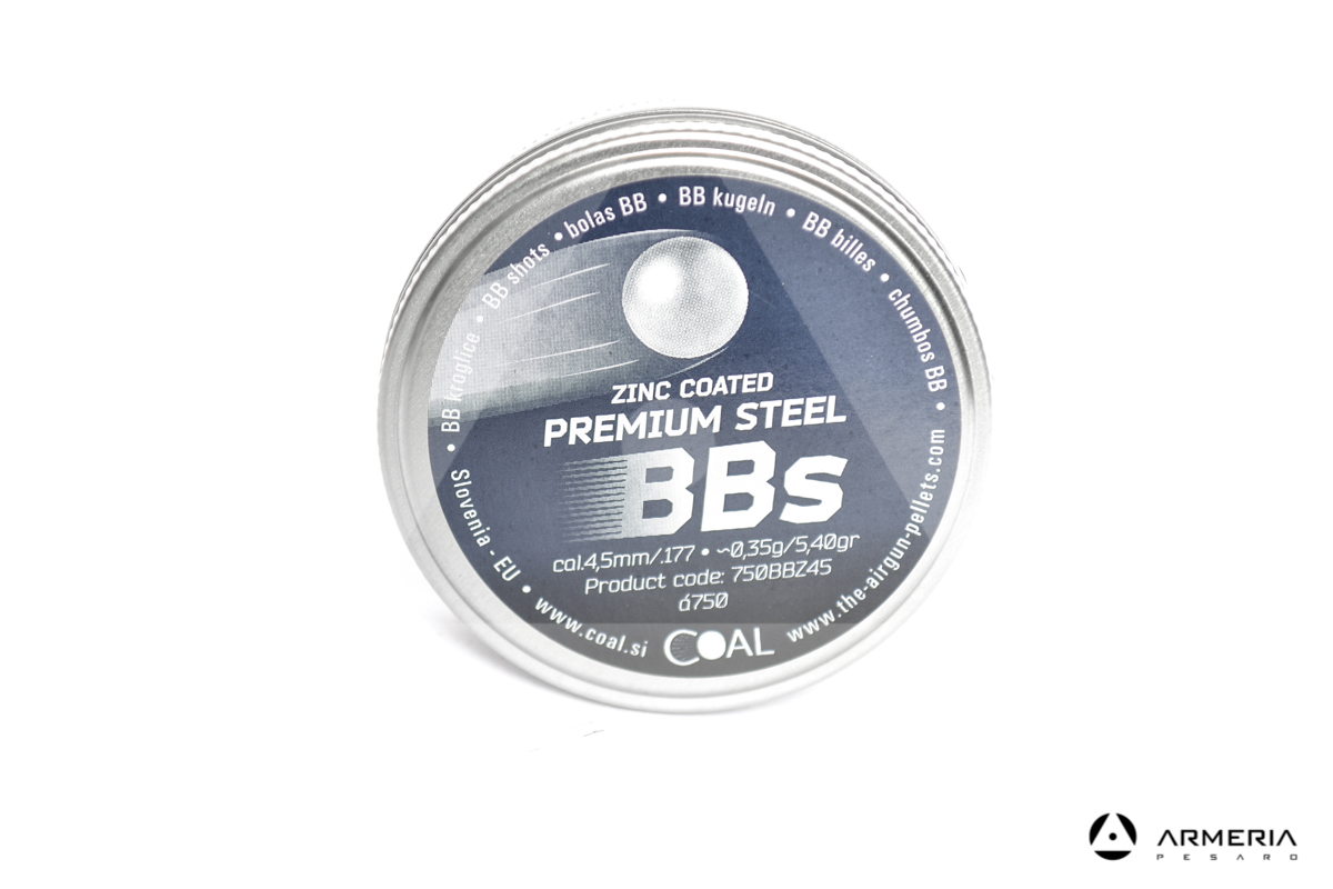 Scatola pallini Coal BBS Shot calibro 4.5mm - 5.40 grani 750 pezzi