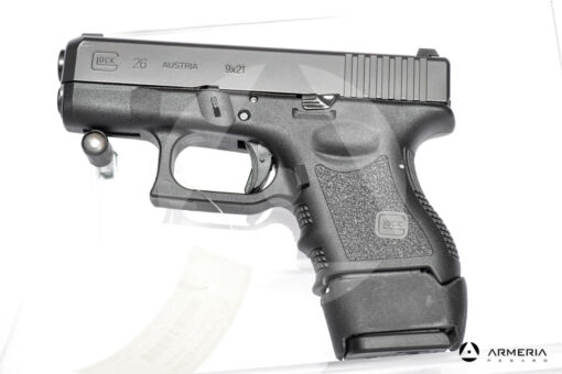 Pistola semiautomatica Glock modello 26 Gen 3 calibro 9x21 canna 3.5