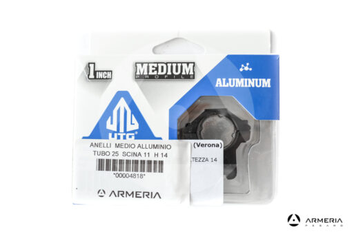Supporti ad anello UTG 25mm profilo medio in alluminio