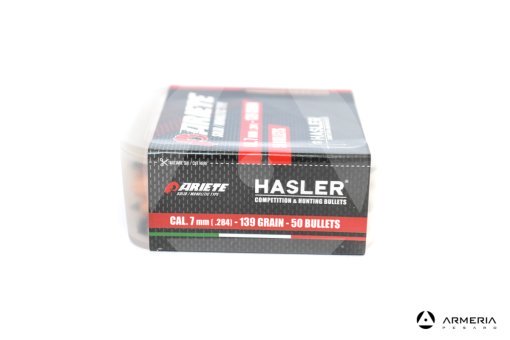 Palle ogive Hasler Competition Ariete Solid Monolitic Type calibro 7mm - 139 grani - 50 pz