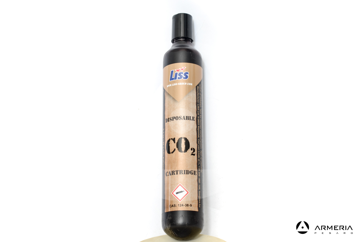 Bomboletta CO2 Liss per pistola ad aria compressa 88 gr