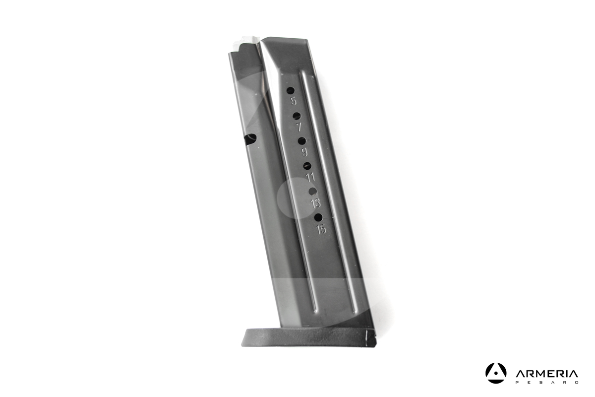 Caricatore per pistola Smith & Wesson M&P 9mm calibro 9x21 - 15 colpi