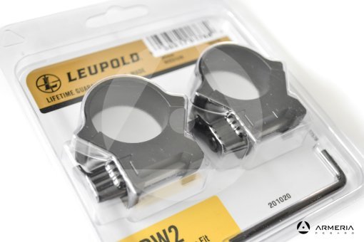 Supporti ad anello Leupold QRW2 Precision fit slitta Weaver 30mm medium matte 174076