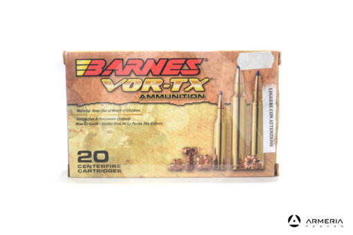 Barnes VOR-TX Ammunition calibro 25-06 Rem 100 grani Tipped TSX BT - 20 cartucce