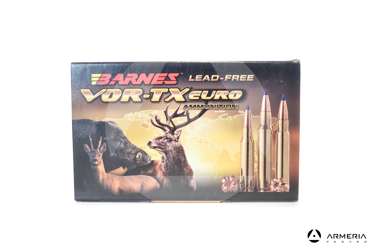 Barnes VOR-TX Euro Ammunition calibro 30-06 Spring 168 grani Tipped TTSX BT - 20 cartucce Barnes VOR-TX Euro Ammunition calibro 30-06 Spring 168 grani Tipped TTSX BT - 20 cartucce