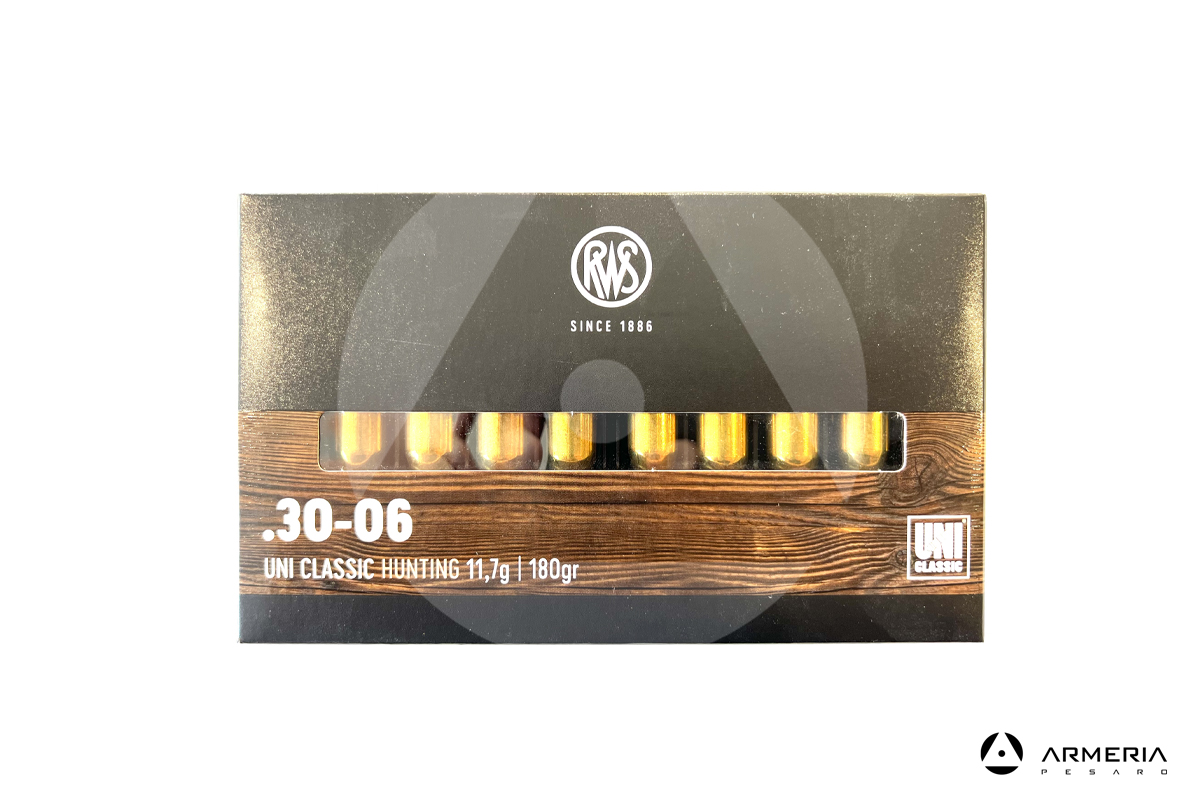 RWS Uni Classic Hunting calibro 30-06 180 grani - 20 cartucce