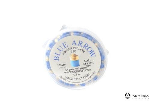 Scatola pallini Skenco Blue Arrow calibro 4.5mm a punta