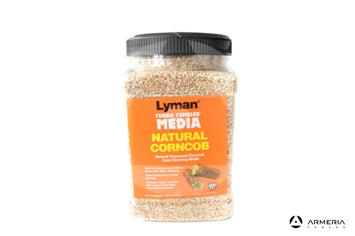 Graniglia Lyman Turbo Tumbler Media Natural Corncob - Gialla
