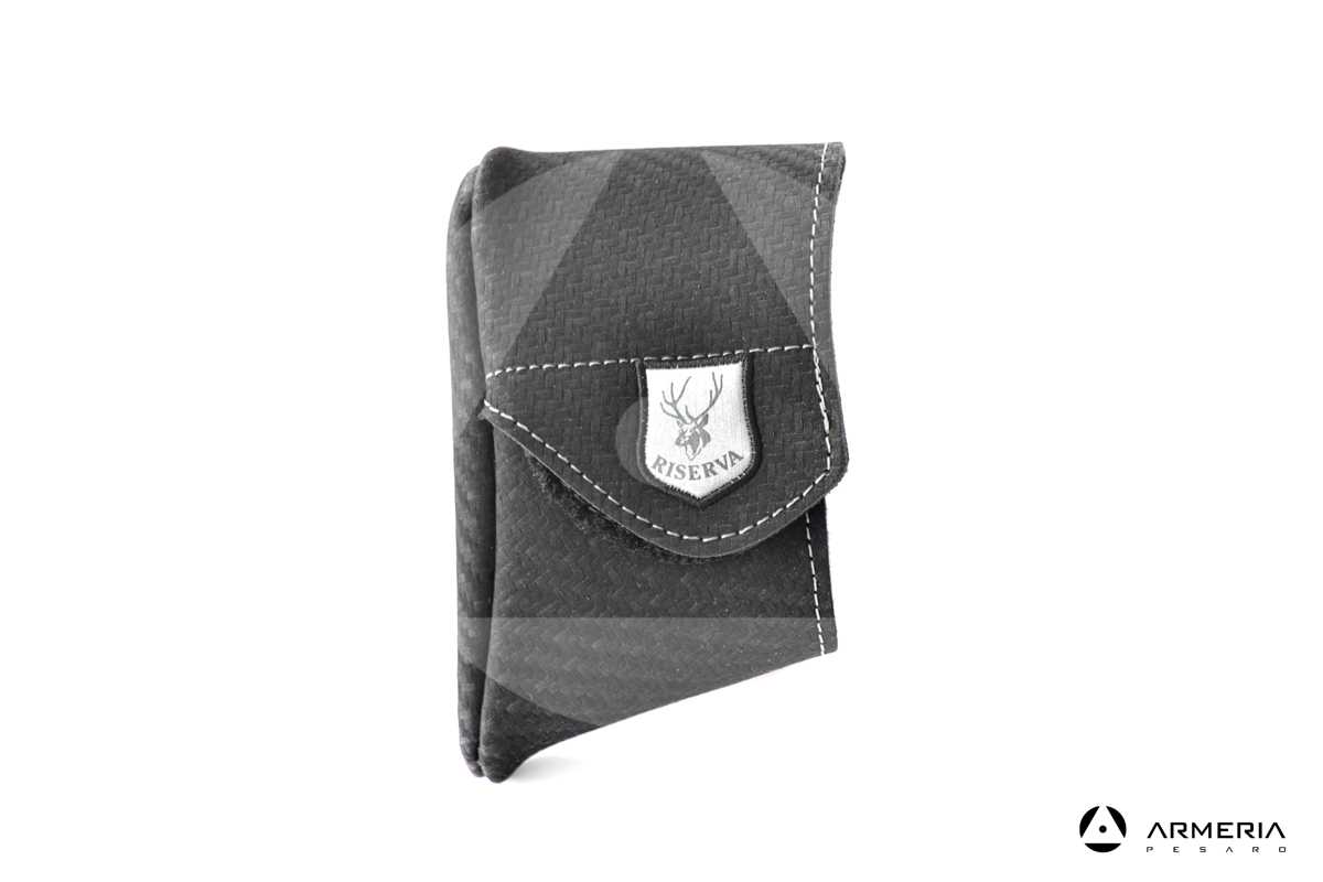 Spessimetro per lunghezza calcio Riserva in pelle effetto carbonio