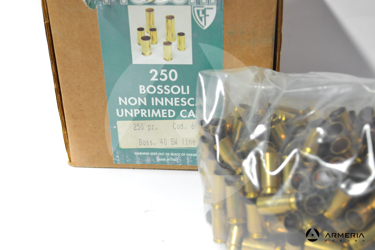 Bossoli Fiocchi calibro 40 SW - 250 pezzi