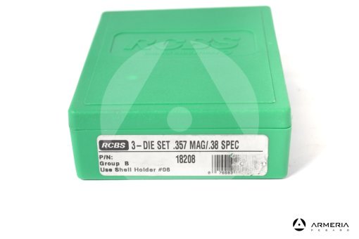 Dies RCBS 3-Die Set calibro 357 Magnum - 38 Special Gruppo B #18208
