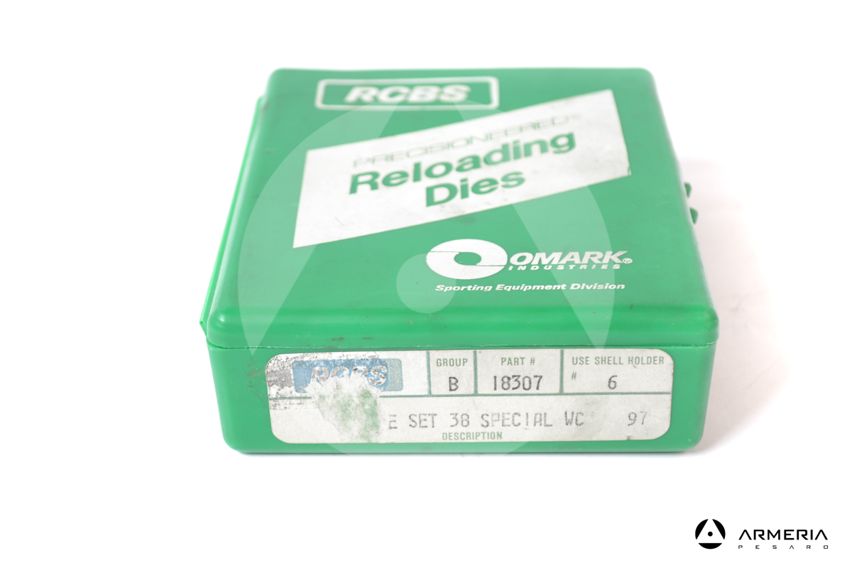 Dies RCBS 3-Die Set calibro 38 Special WC Gruppo B #18307