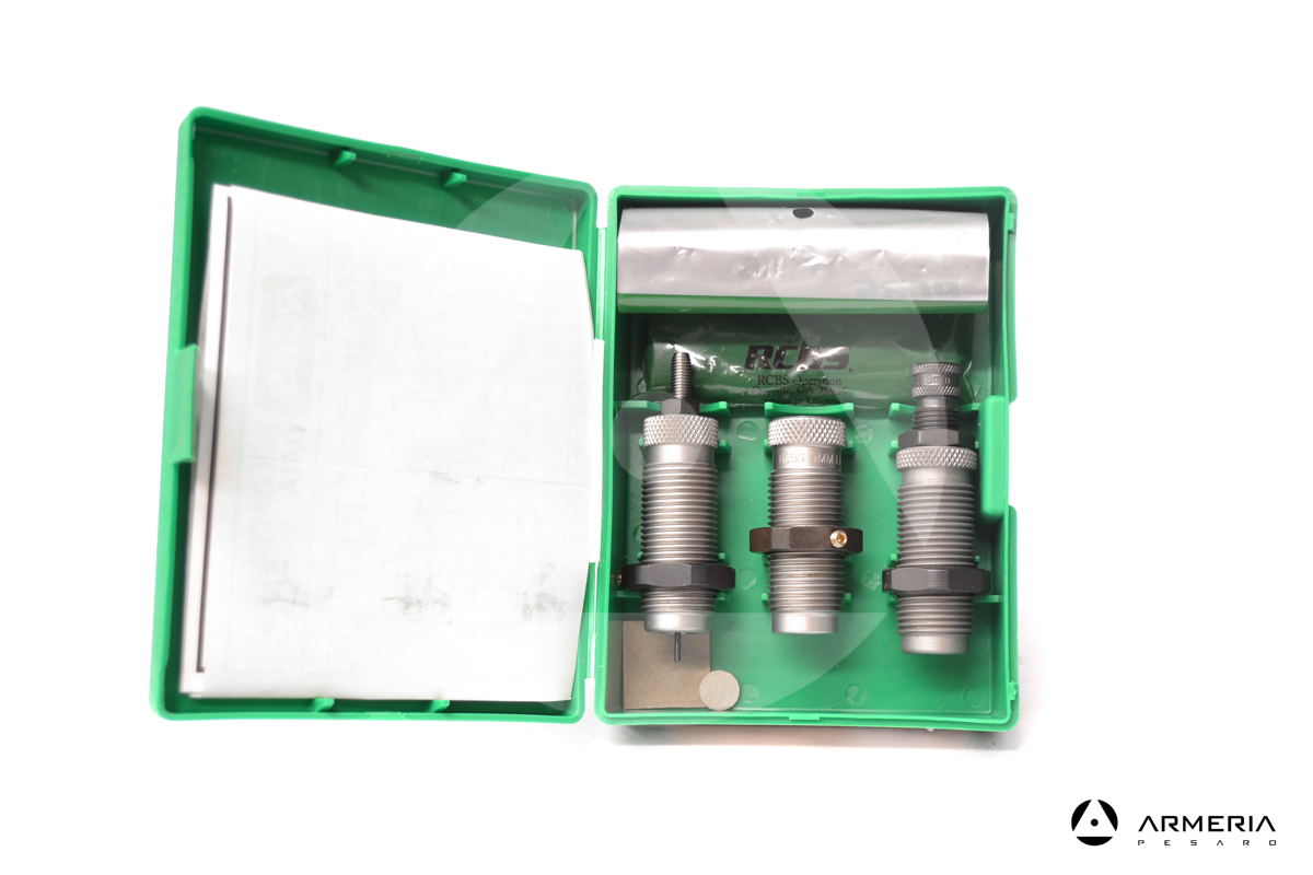 Dies RCBS 3-Die TC Set calibro 9mm Luger Gruppo B #20510 macro