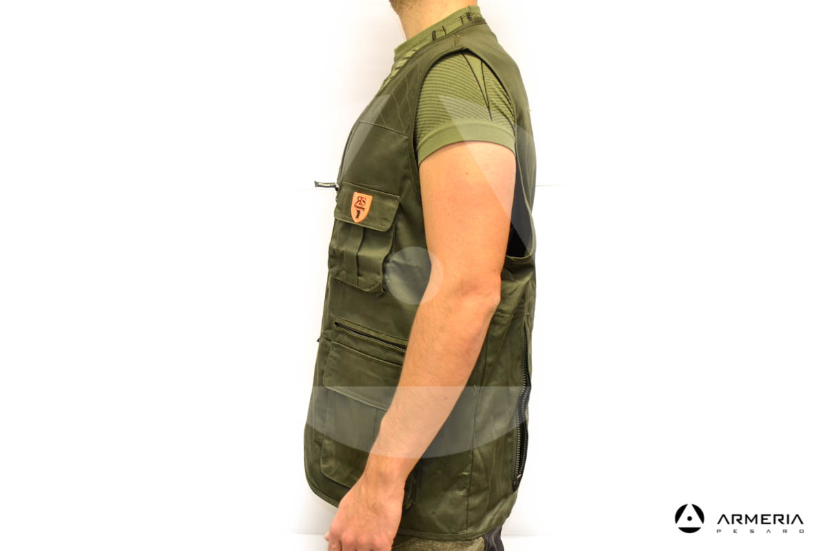 Gilet RS New Desert taglia L da caccia lato