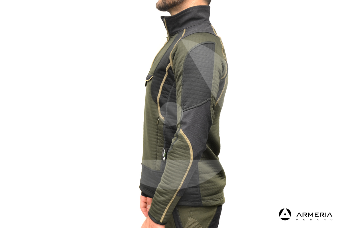 Maglia Pile Trabaldo Track taglia M lato