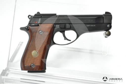 Pistola semiautomatica Beretta modello 86 calibro 9 Short Canna 4" lato
