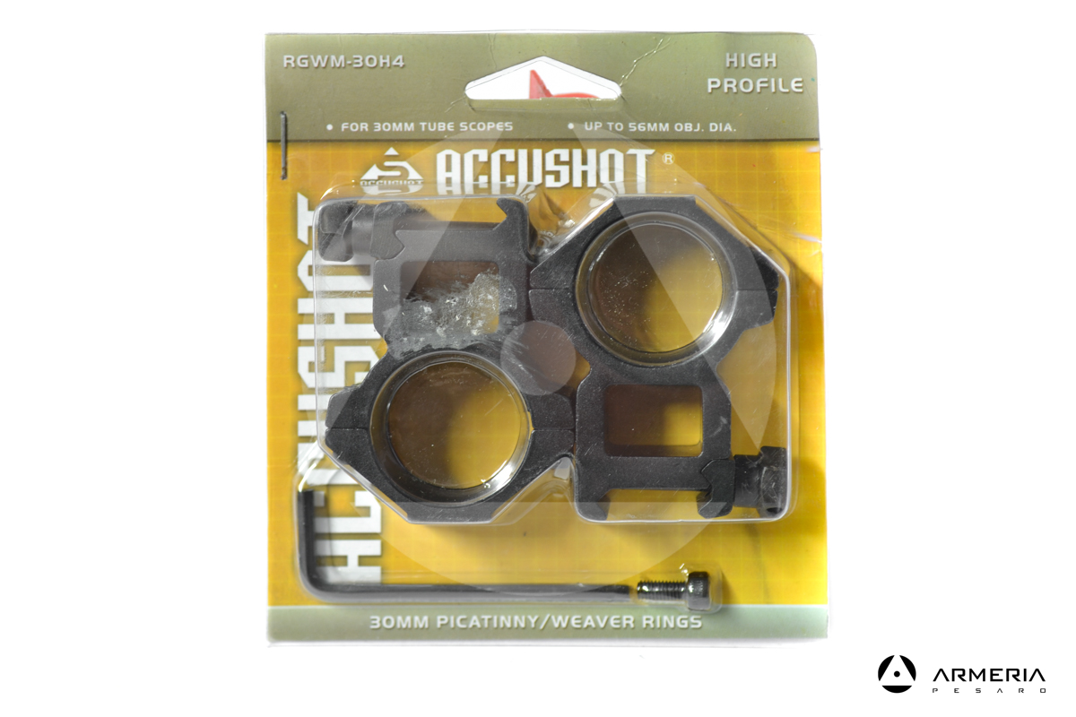 Supporti ad anello Accushot 30mm Alti #RGPM-30H4