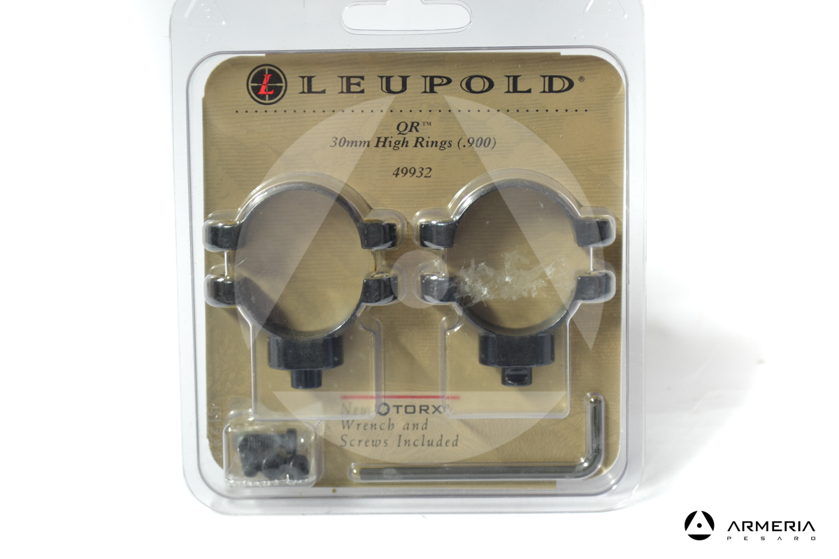 Supporti ad anello Leupold QR quick release Rings 30mm high matte #49932
