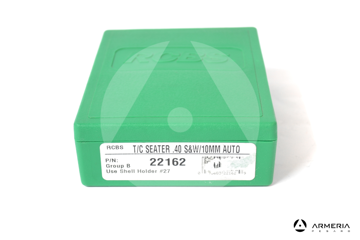 Taper Crimp Seater Dies RCBS calibro 40 S&W - 10mm Auto Gruppo B #22162 box