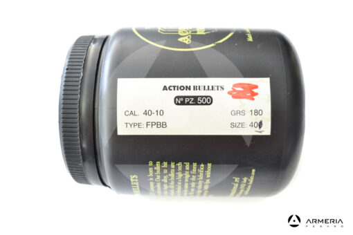 Palle ogive Action Bullets calibro 40 180 grani FPBB Size 400 - 500 pezzi lato