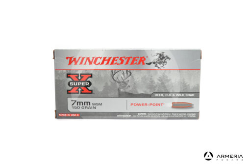 Winchester Super X Power-Point calibro 7mm WSM 150 grani  - 20 cartucce