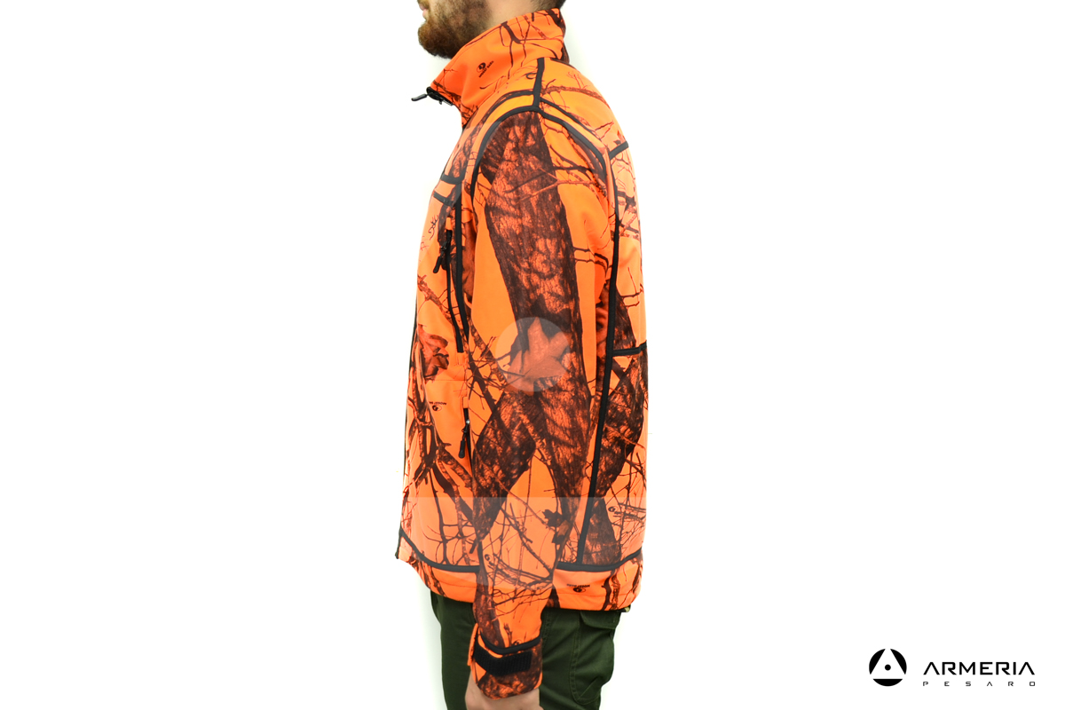 Giacca reversibile in Pile Browning Ultimate Activ Orange - taglia XXL lato