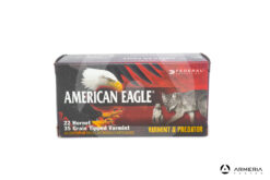 Federal American Eagle calibro 22 Hornet - 35 grani - 50 cartucce