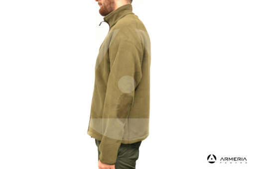 Giacca in Pile Browning Summit Khaki - taglia 3XL lato