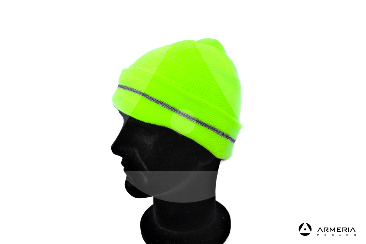 Cappello berretto giallo fluo 3 Cime taglia unica lato