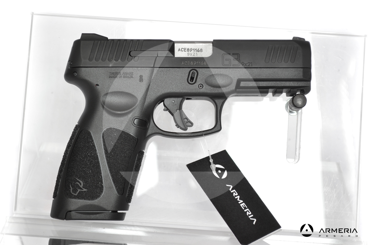 Pistola semiautomatica Taurus modello G3 calibro 9x21 canna 4 lato Pistola semiautomatica Taurus modello G3 calibro 9x21 canna 4 lato