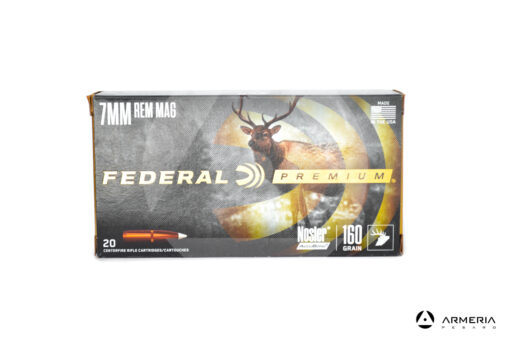 Federal Premium calibro 7mm Rem Mag 160 grani - 20 cartucce