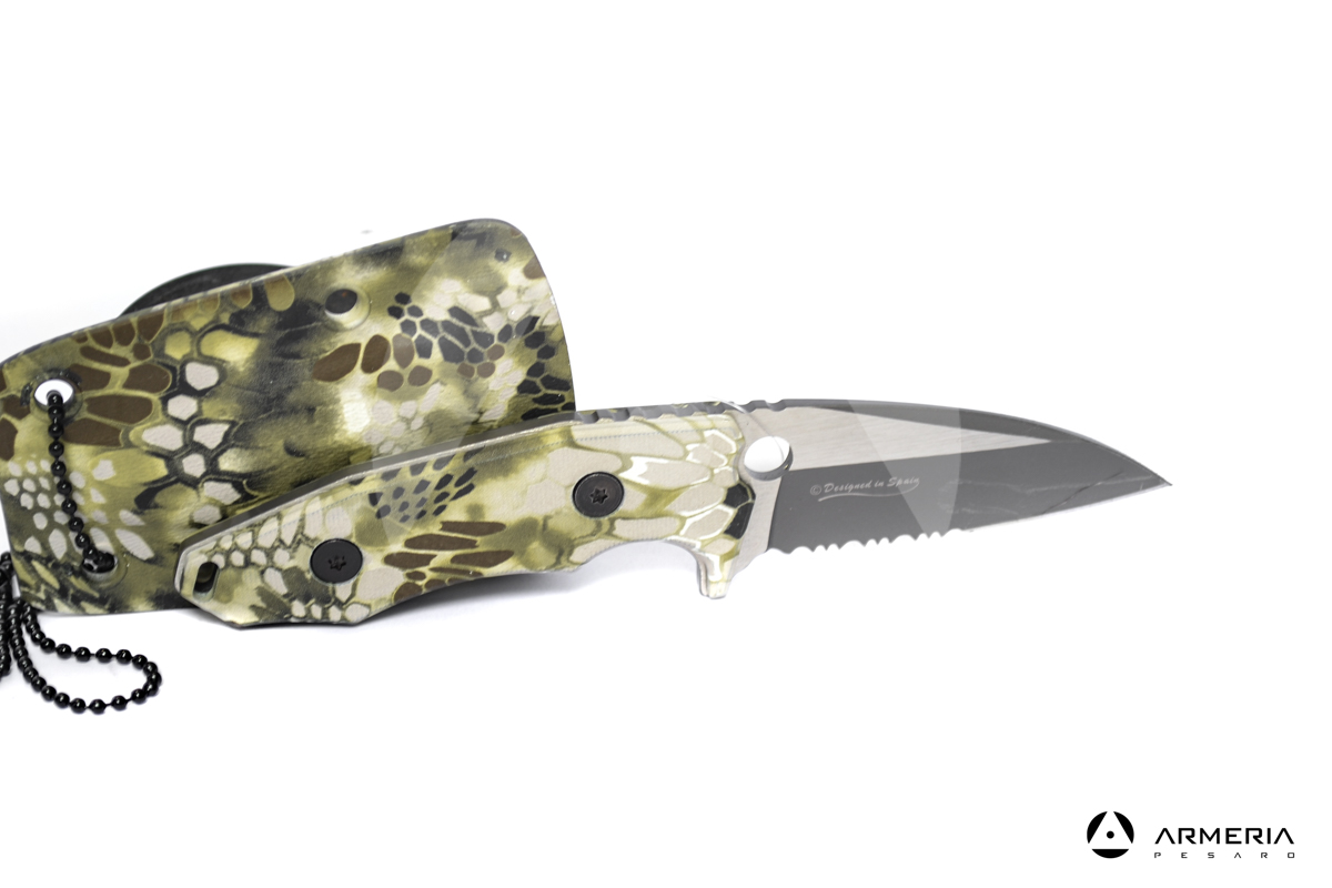 Coltello K25 a lama fissa in acciaio 7.2 cm