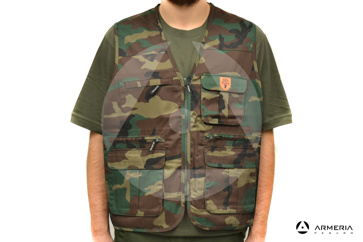 Gilet RS Hunting New Desert mimetico taglia XXL da caccia