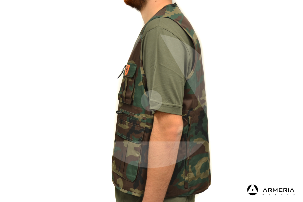 Gilet RS Hunting New Desert mimetico taglia XXL da caccia lato