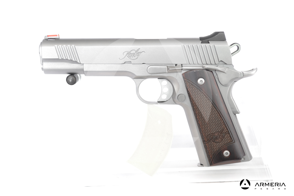 Pistola semiautomatica Kimber modello Stainless II calibro 45 ACP Canna 5 lato Pistola semiautomatica Kimber modello Stainless II calibro 45 ACP Canna 5 lato