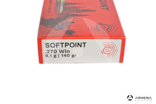 Geco Softpoint calibro 270 Win 140 grani - 20 cartucce lato