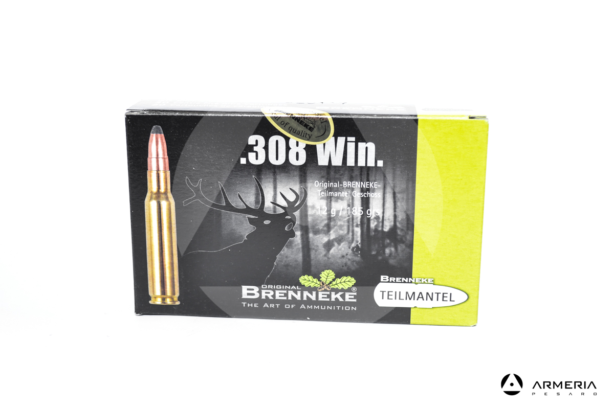 Brenneke Teilmantel calibro 308 Win 185 grani - 20 cartucce